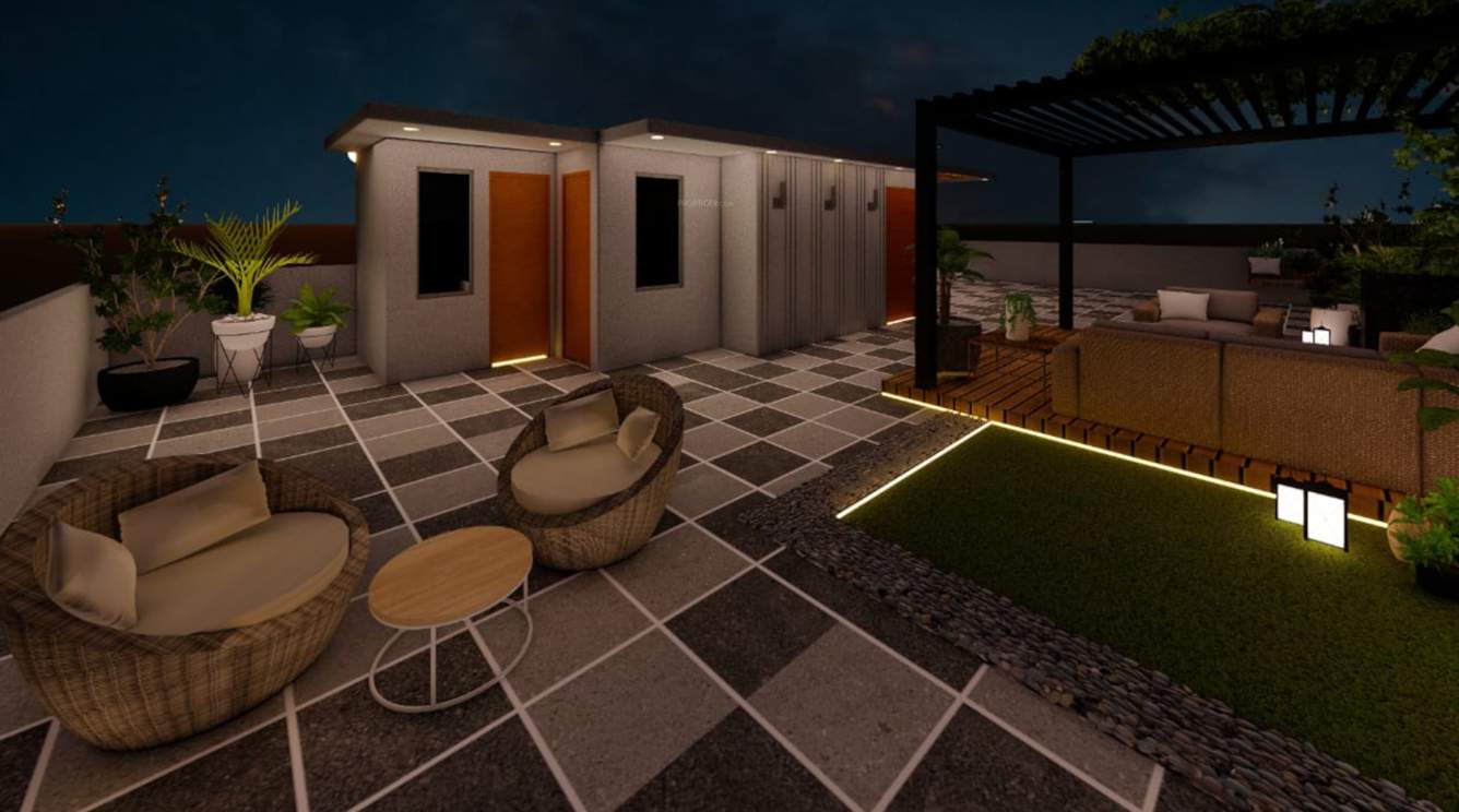  door luxury builder floor 5 Terrace Garden