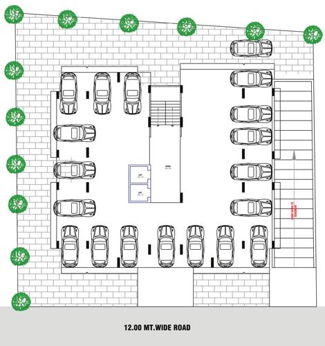  gauravi-apartment Gauravi Apartment Ground Cluster Plan