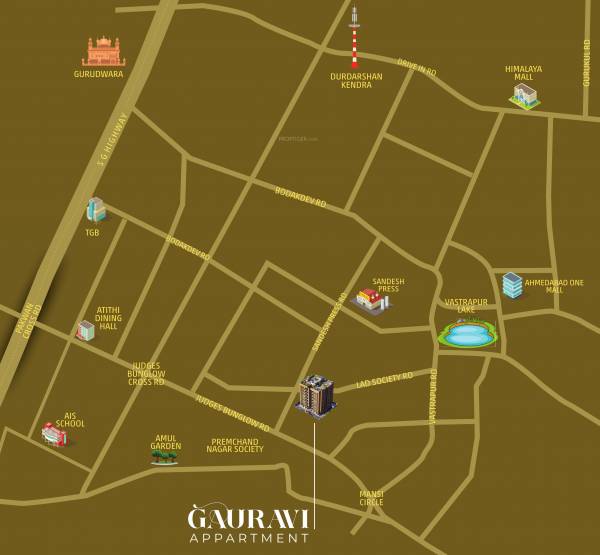  gauravi-apartment Location Plan