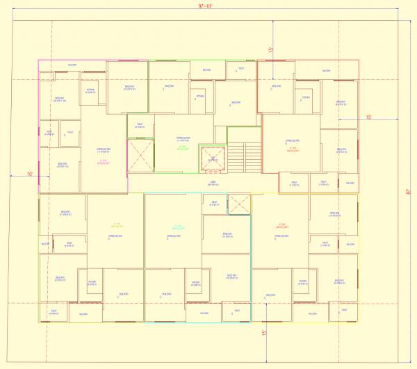  raghunandan-heights Raghunandan Heights Cluster Plan
