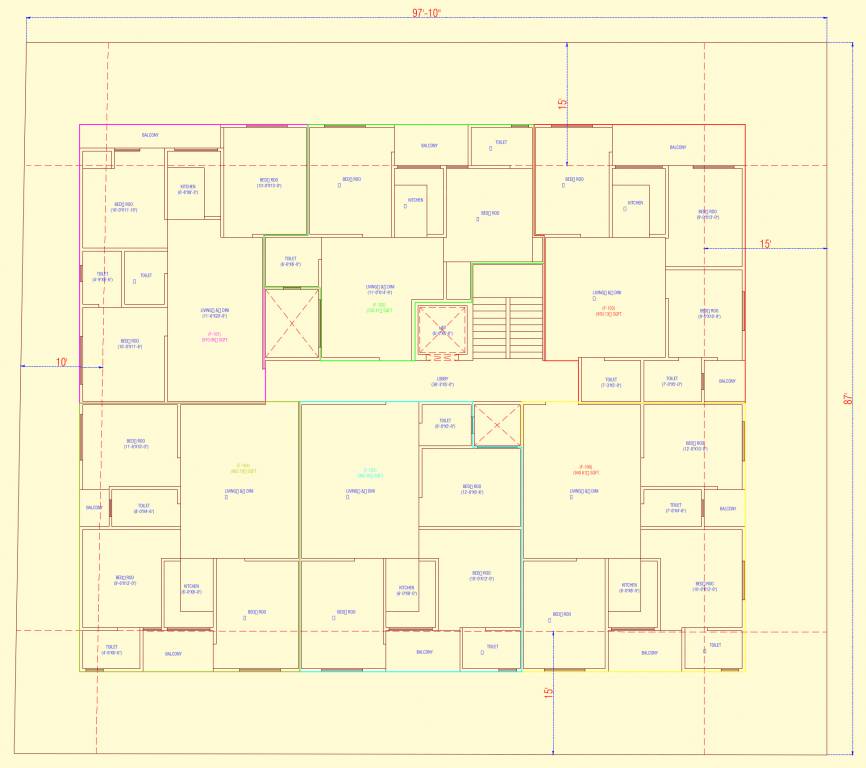  raghunandan heights Raghunandan Heights Cluster Plan