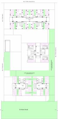  greens Block A,B,C,D Cluster Plan For Ground Floor
