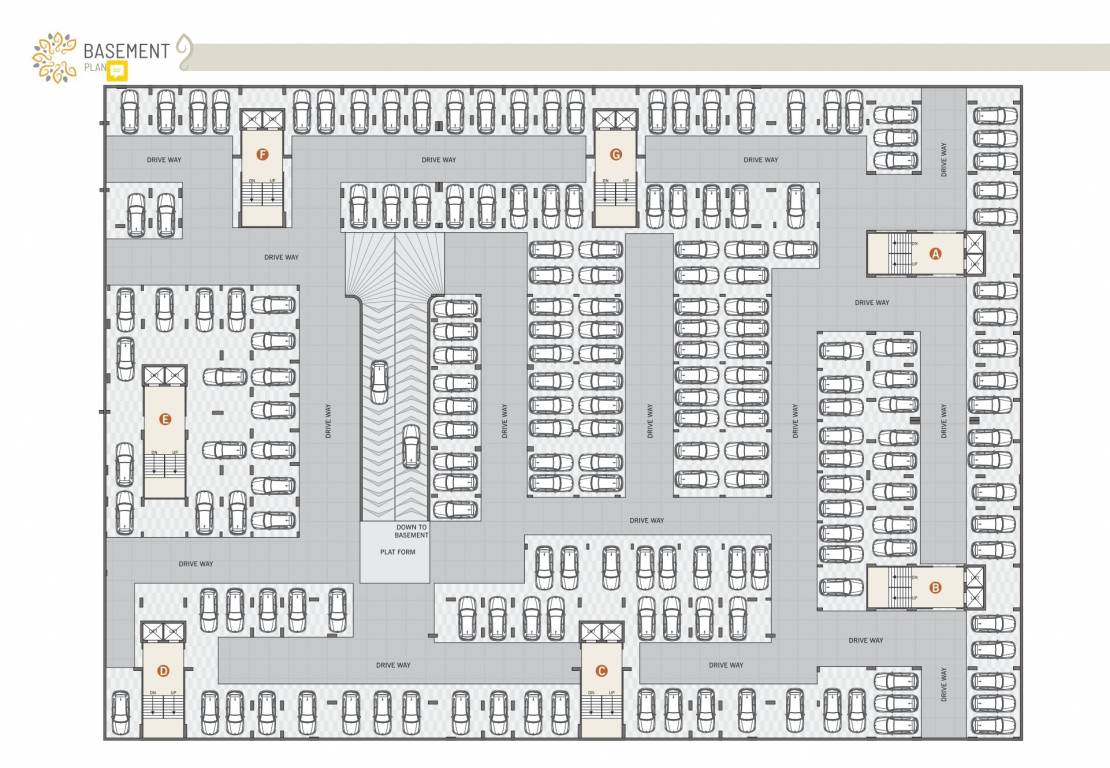  sahajanand marigold Block A Cluster Plan