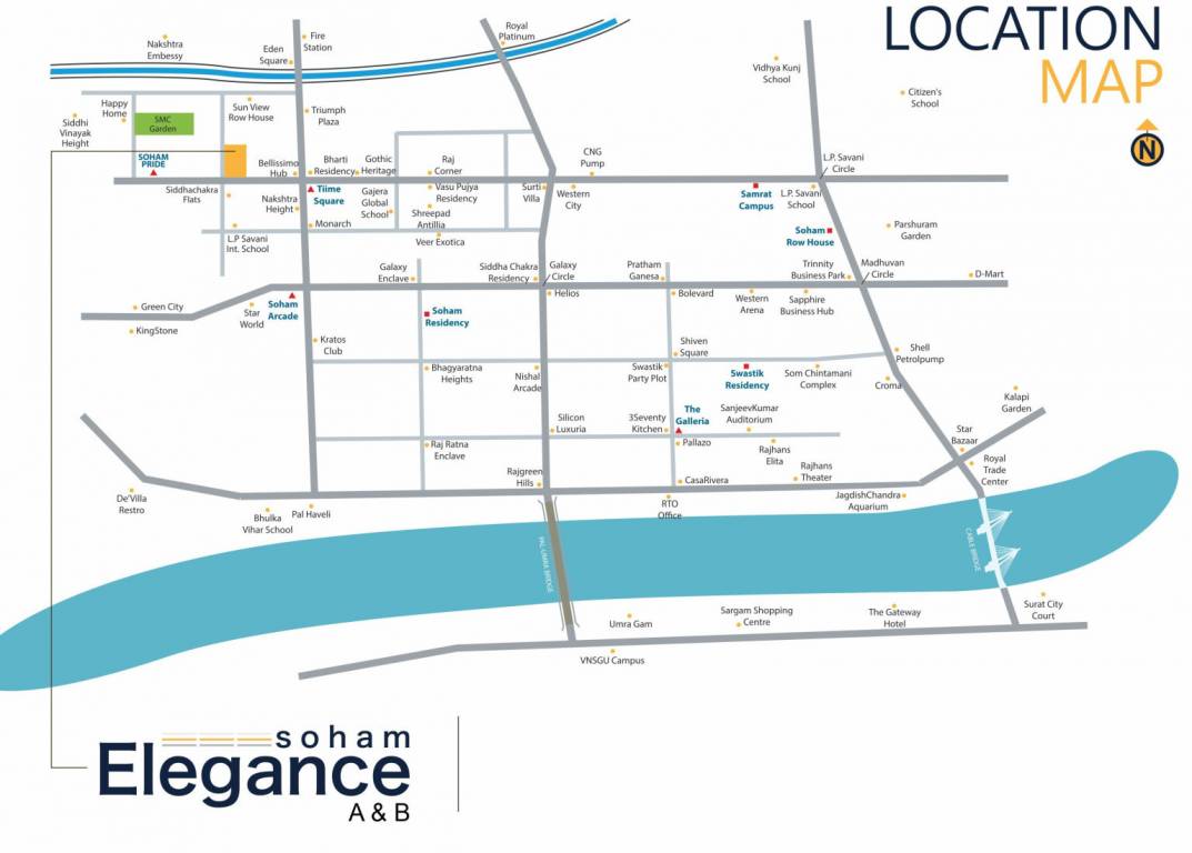 elegance a b Location Plan
