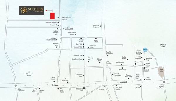  shoolin-bunglows Location Plan