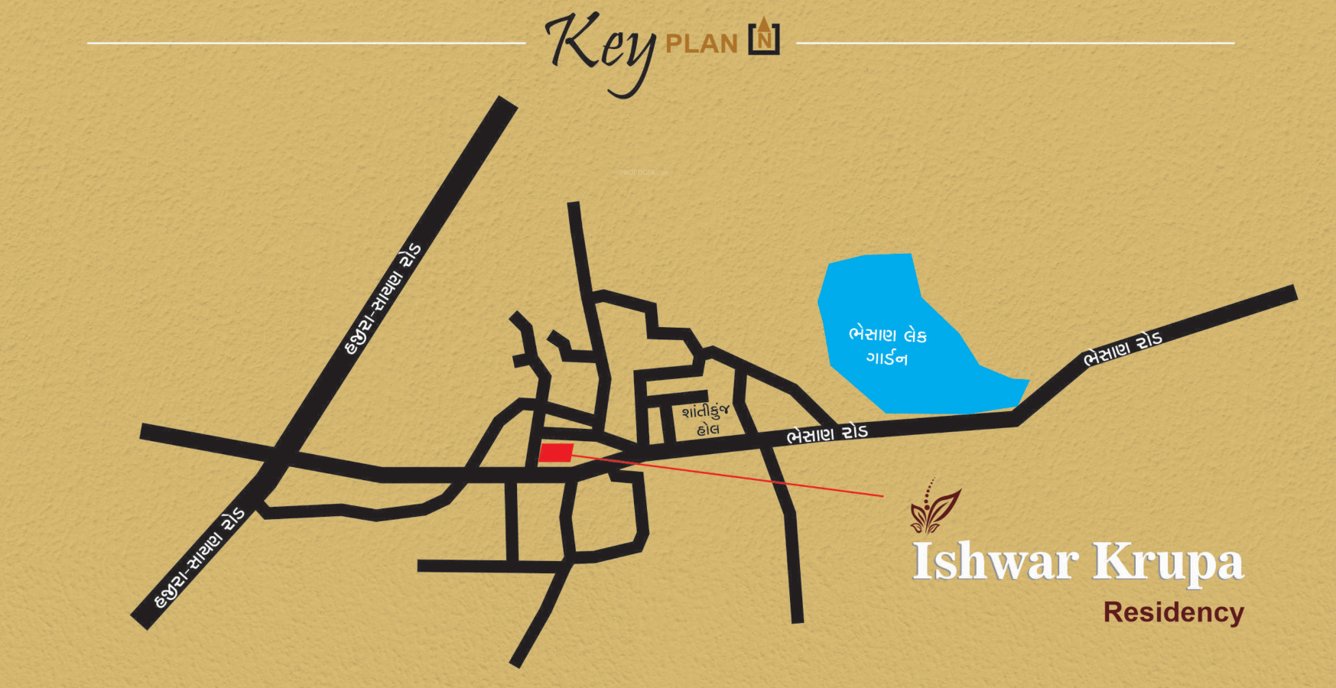  ishwar krupa residency Location Plan
