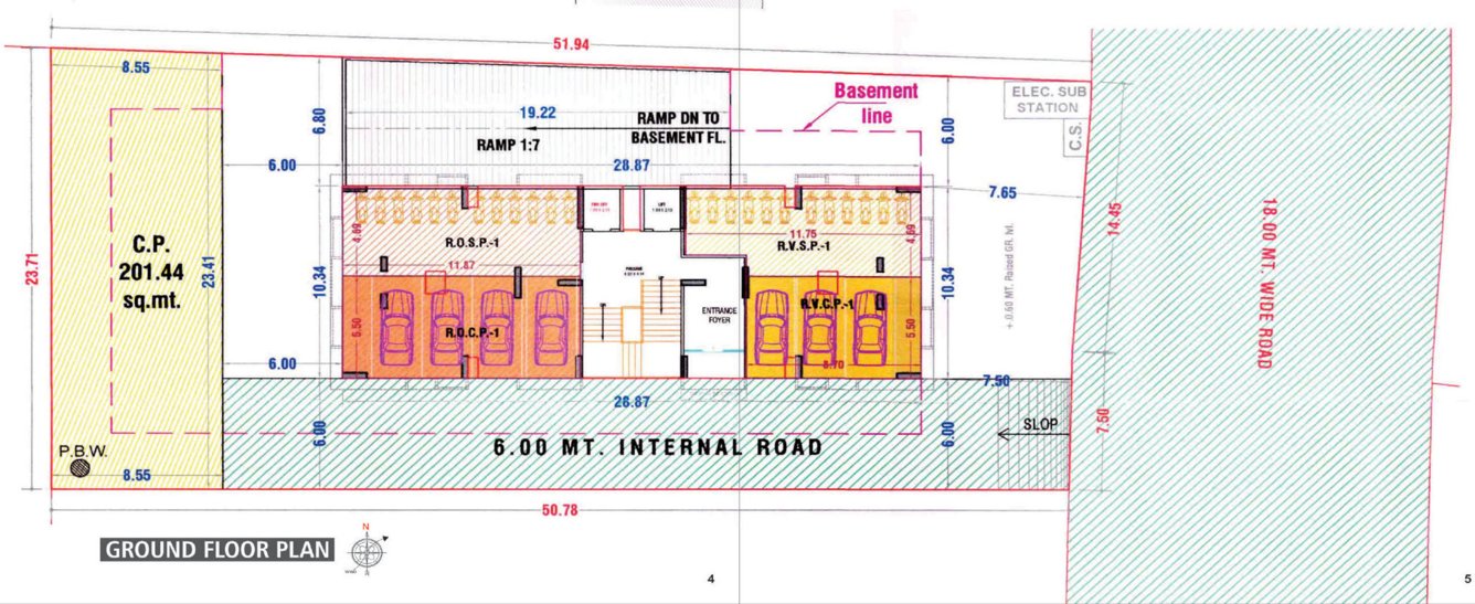 sai altamount Sai Altamount Cluster Plan For Ground Floor