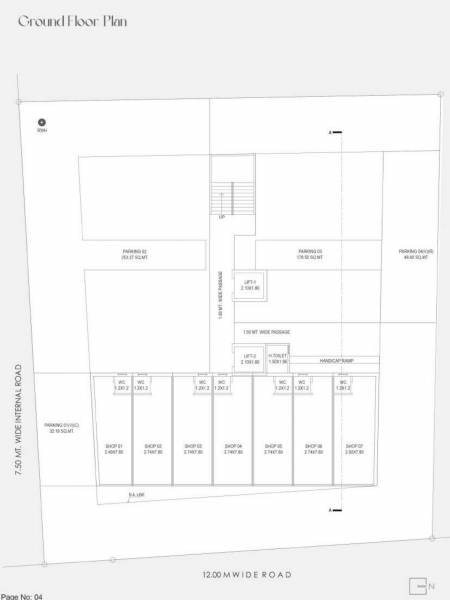  avenue Avenue Cluster Plan for ground Floor