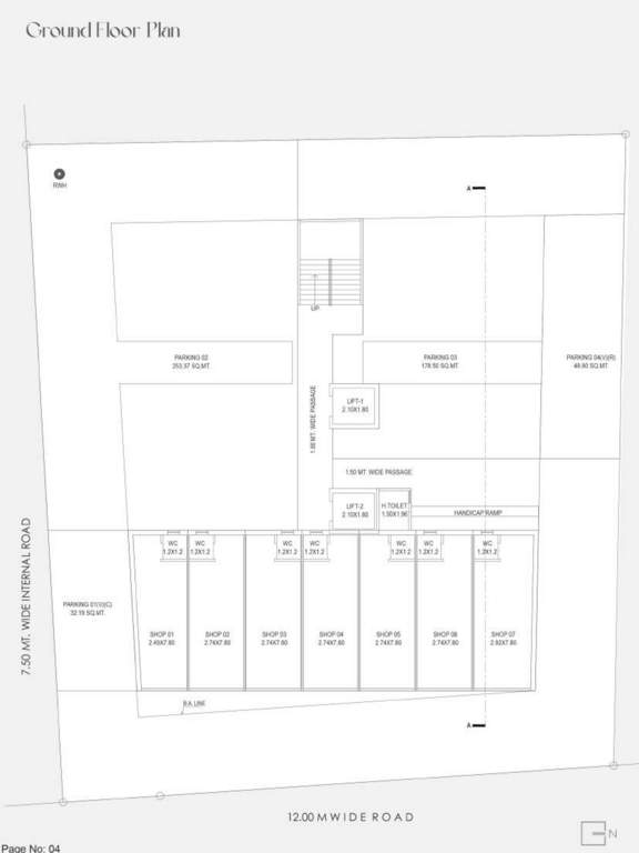  avenue Avenue Cluster Plan for ground Floor