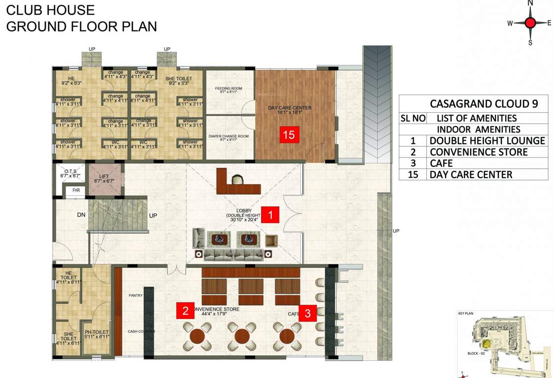 cloud 9 CasaGrand Cloud 9 Club House Ground Cluster Plan