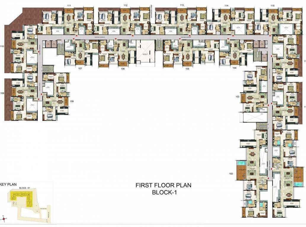  cloud 9 CasaGrand Cloud 9 First Floor Cluster Plan