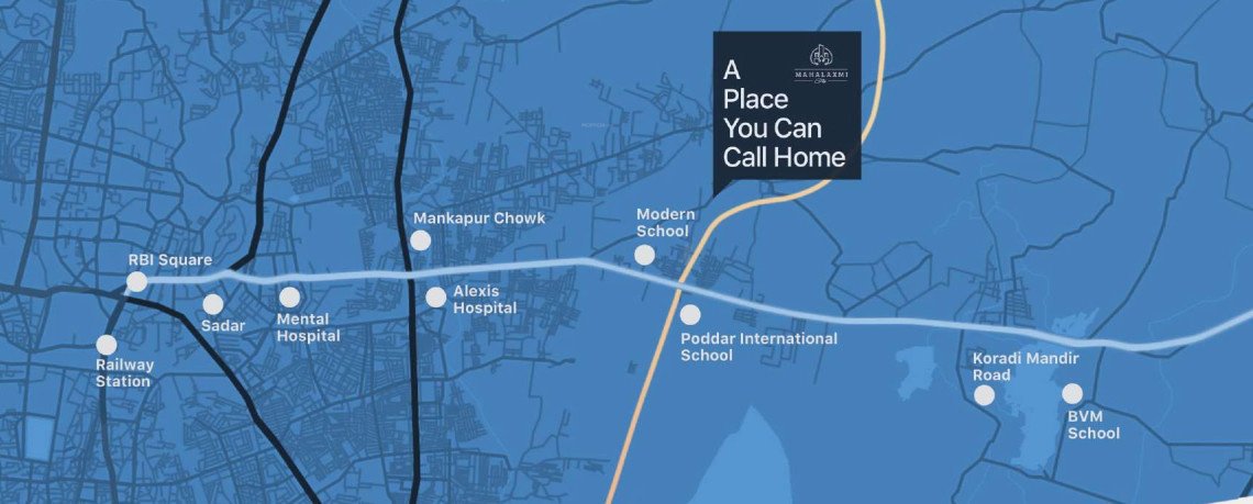 mahalaxmi city phase vi Location Plan