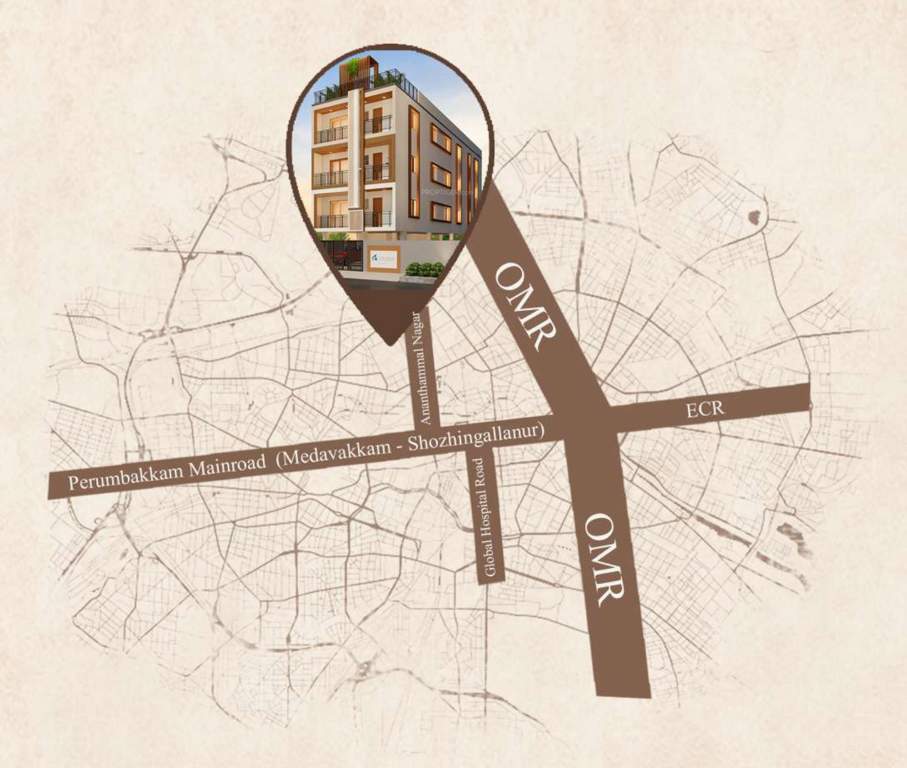  the crown Location Plan