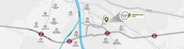 locationPlan of MS Vrindavan City