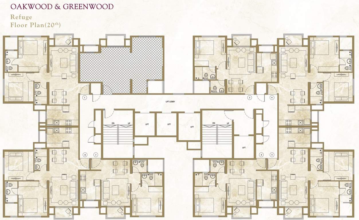  kalyan bldg a oakwood bldg b bridgewood bldg c greenwood Bldg A Oakwood Cluster Plan