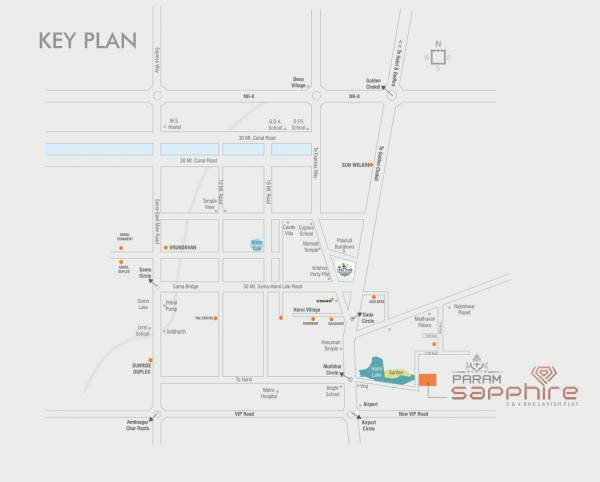  param-sapphire Location Plan