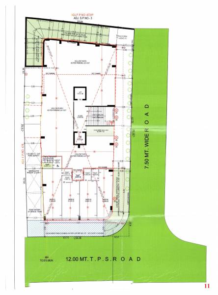  arham-luxuria Arham Luxuria Cluster Plan for ground Floor