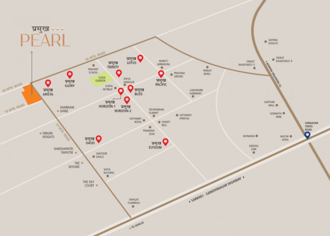  pramukh pearl Location Plan