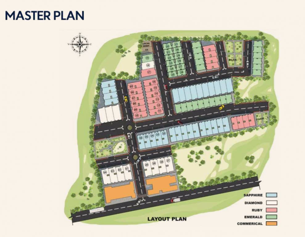  sterling emperor zen villas Master Plan