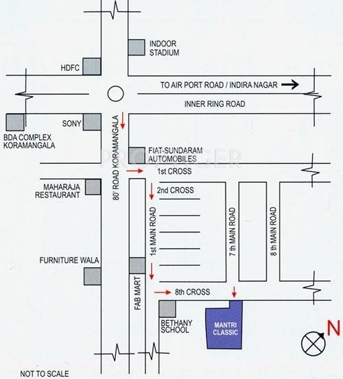 Images for Location Plan of Mantri Classic