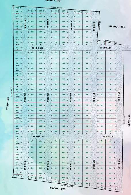  akshara green city township Layout Plan