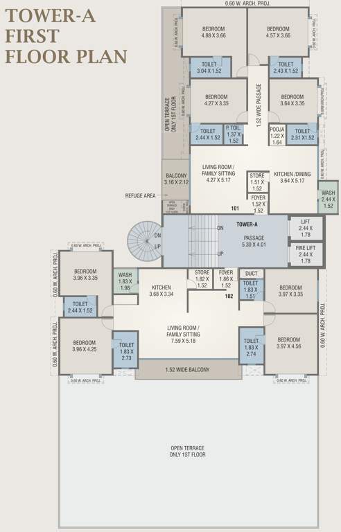  bellagio A Cluster Plan For 1st Floor
