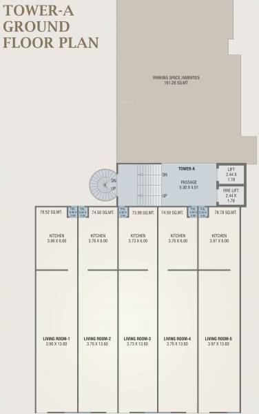 A Cluster Plan For Ground Floor bellagio A Cluster Plan For Ground Floor