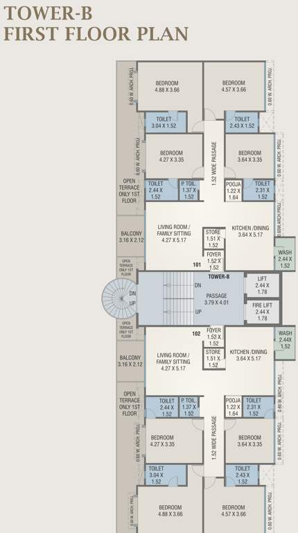  bellagio B Cluster Plan For 1st Floor