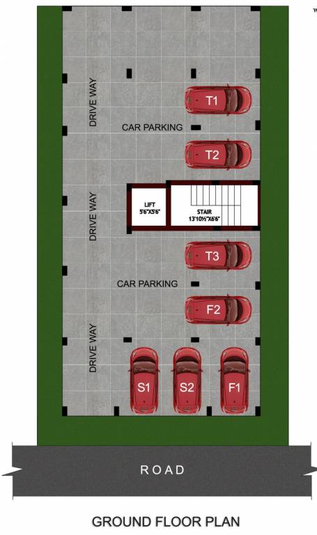  sri balaji nagar Sri Balaji Nagar Cluster Plan for ground Floor
