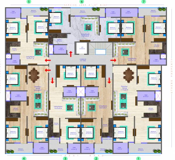  antalya-residency Antalya Residency Cluster Plan