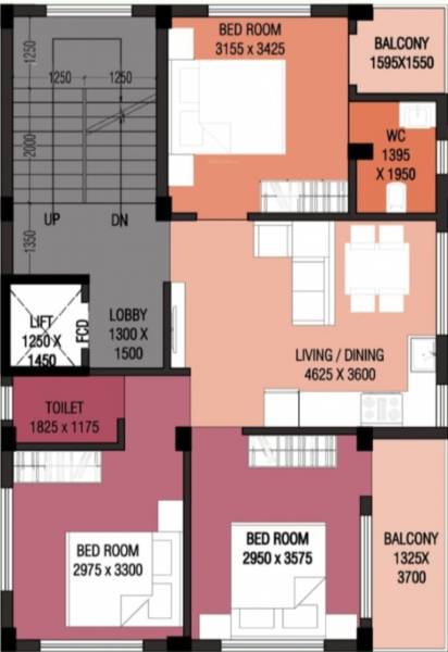  parivar Parivar Cluster Plan For 3rd Floor