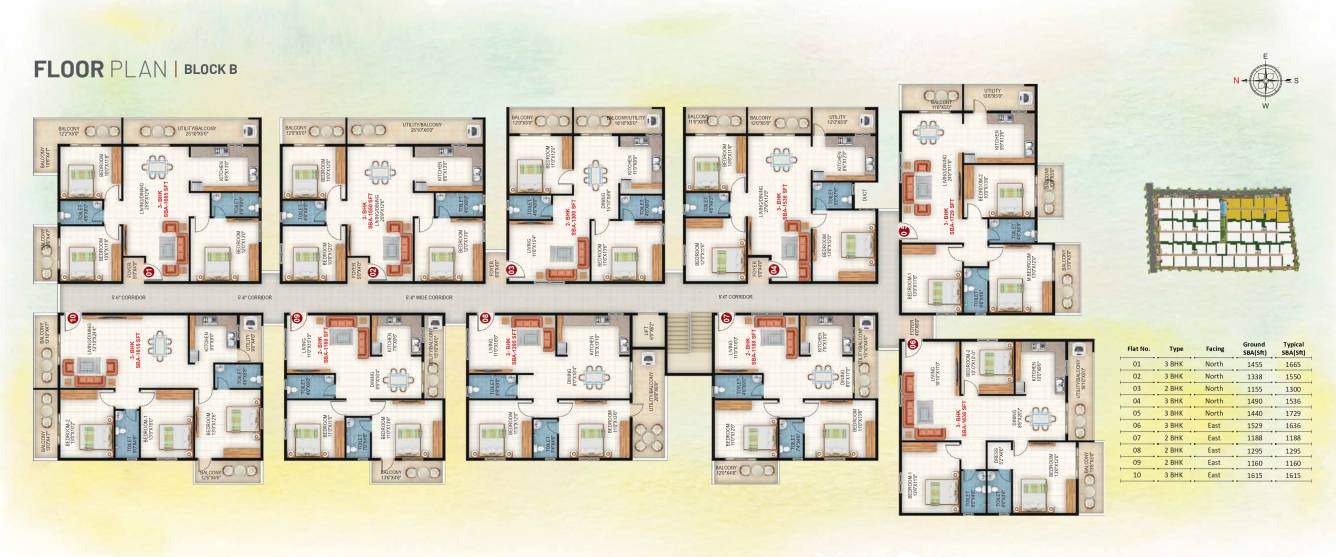  sandalwoods Block E Cluster Plan