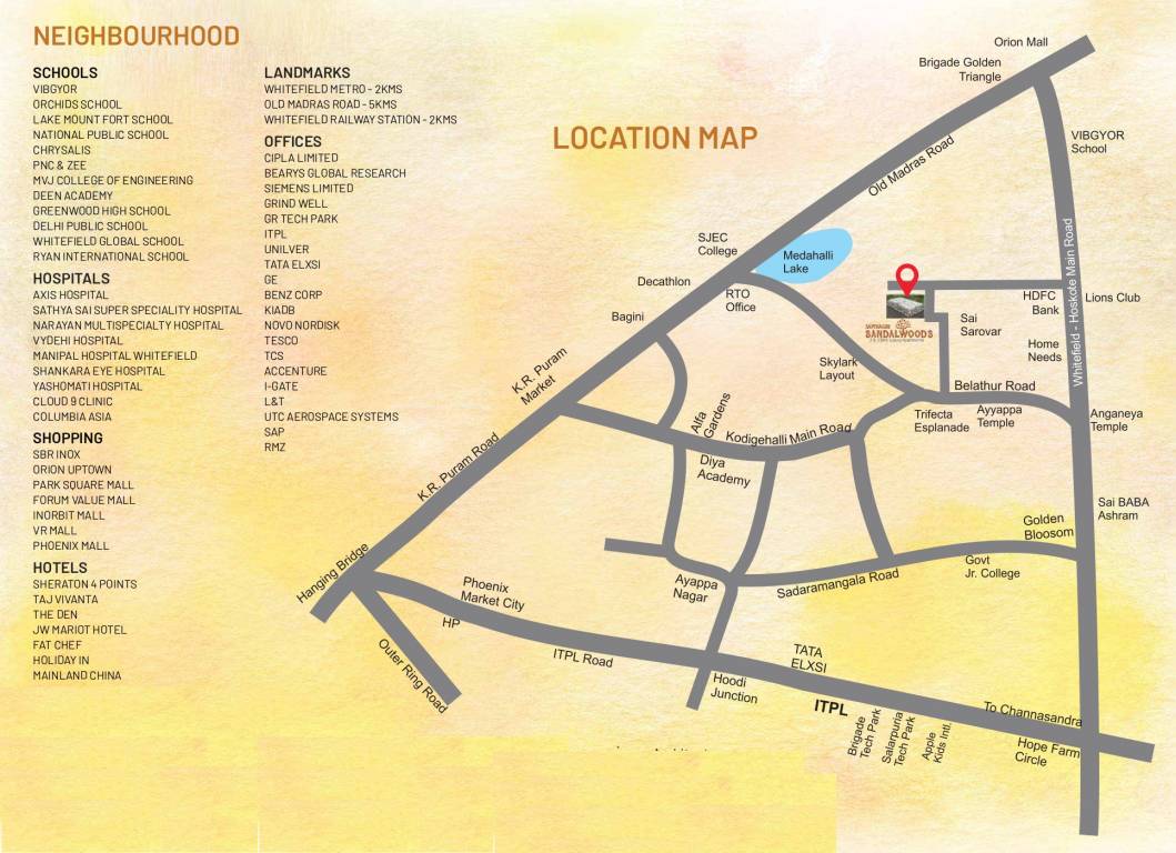  sandalwoods Location Plan