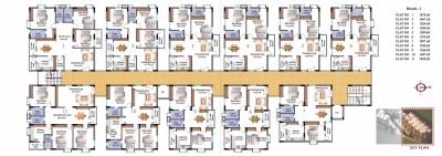 Tower 1 Cluster Plan for Typical Floor heights Tower 1 Cluster Plan for Typical Floor