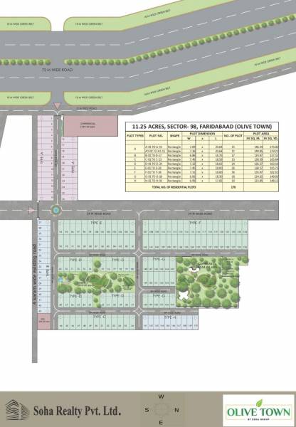  olive-town Layout Plan