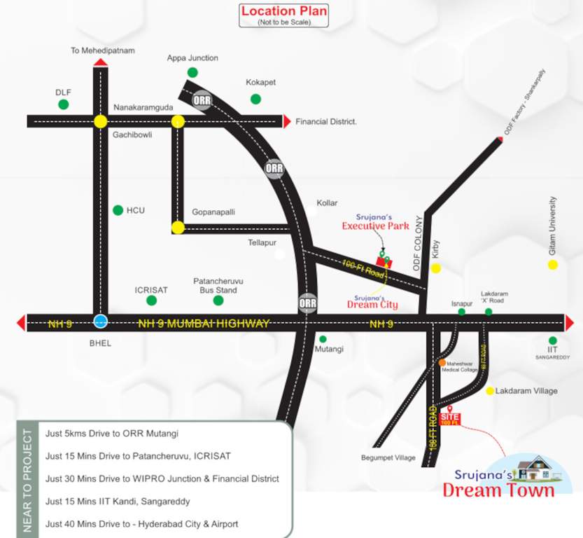  dream town Location Plan
