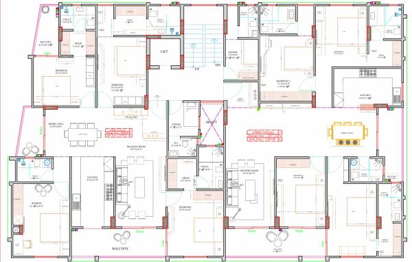  luxurious-mansion Cluster Plan