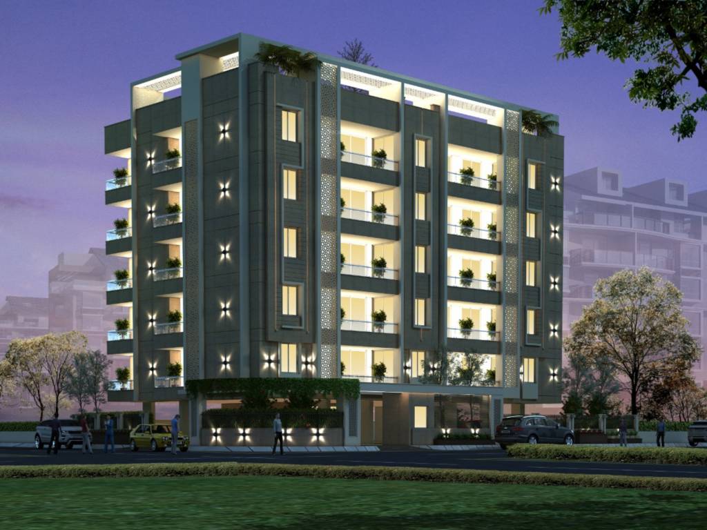  luxurious mansion Elevation