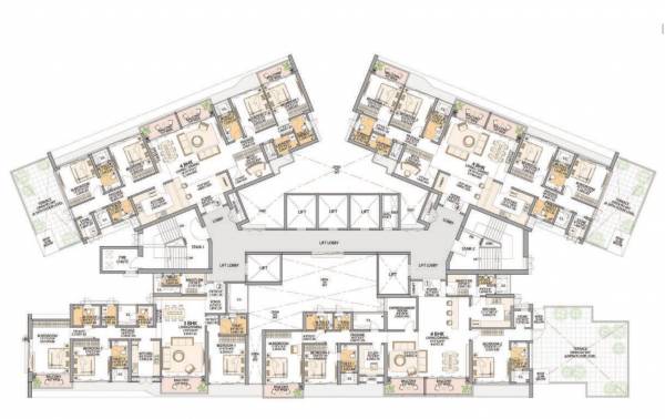  beaumonte-tower-c Tower C Cluster Plan for 40th Floor