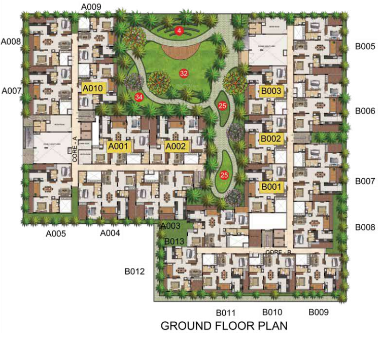  majestica Block 3 Cluster Plan