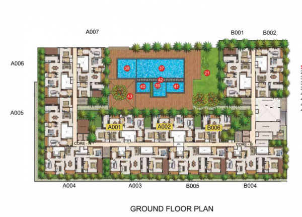  majestica Block 4 Cluster Plan