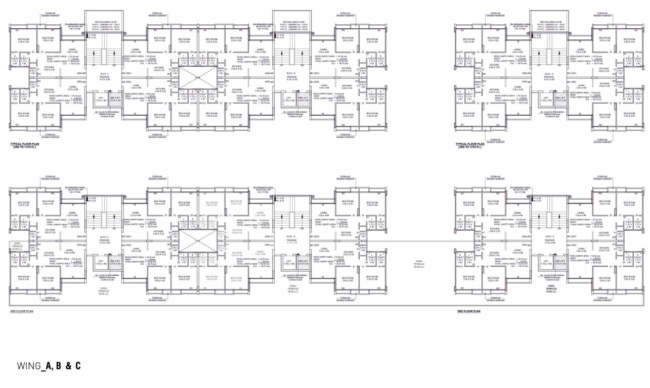  shagun heights Block A,B, & C  Cluster Plan