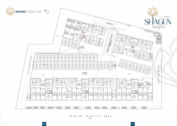 Block A,B,C,D & E Cluster Plan shagun-heights Block A,B,C,D & E Cluster Plan