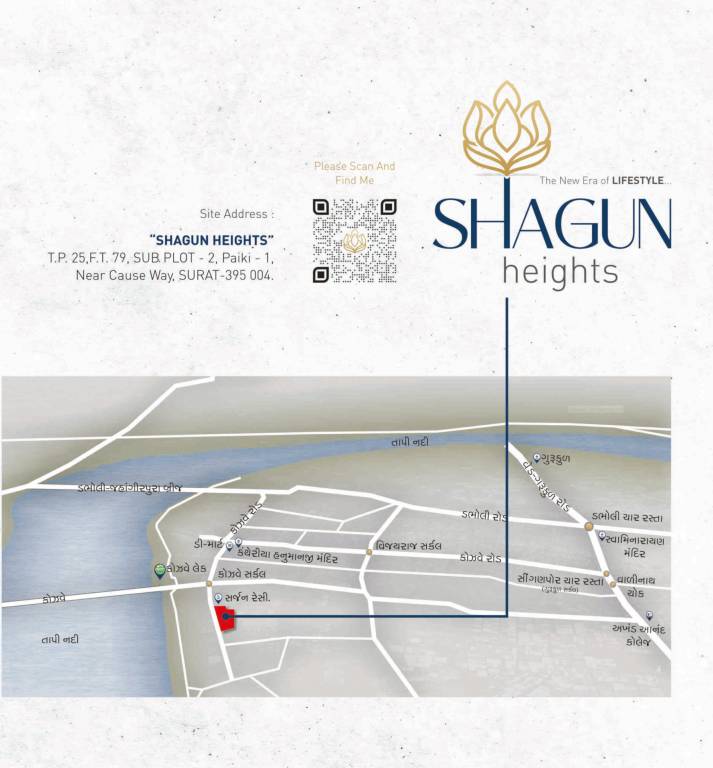  shagun heights Location Plan