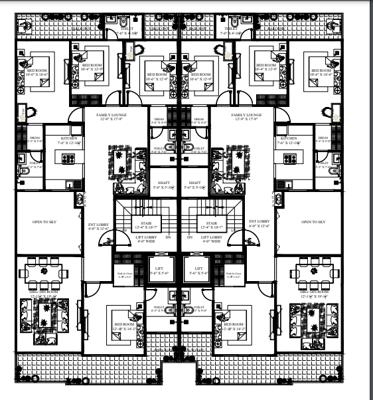  floor-sushant-lok-1 Palm Floor Sushant Lok 1 Cluster Plan