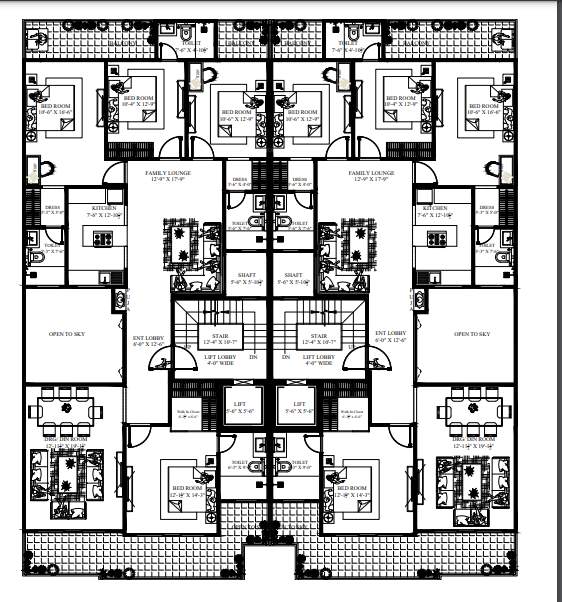 floor sushant lok 1 Palm Floor Sushant Lok 1 Cluster Plan