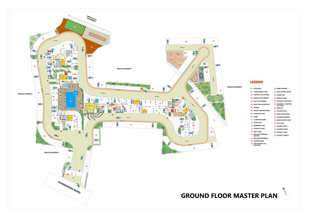  esteem south park Cluster Plan