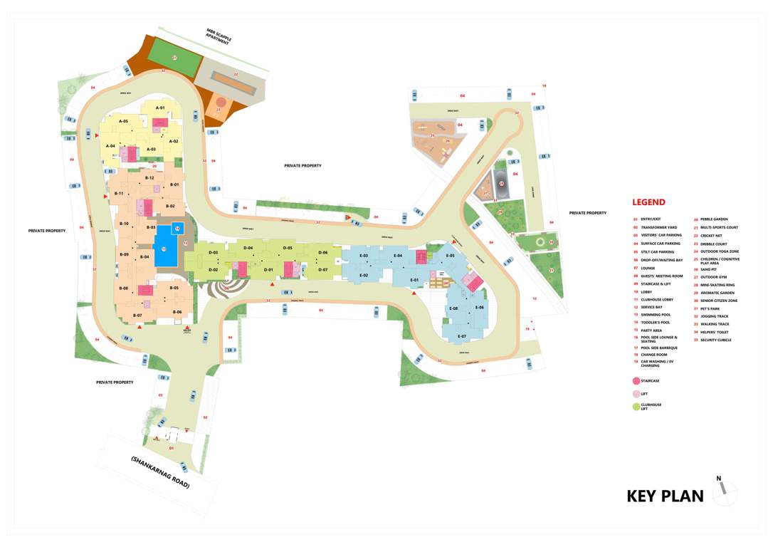  esteem south park Cluster Plan