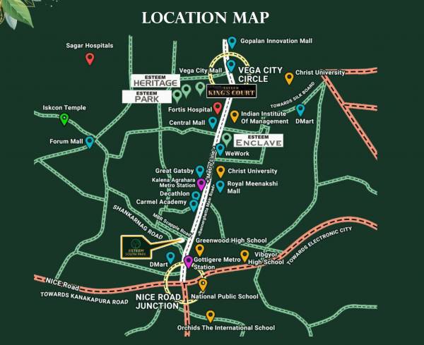 locationPlan of Esteem South Park