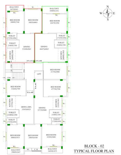  shantinikatan-apartment Shantinikatan Apartment Cluster Plan